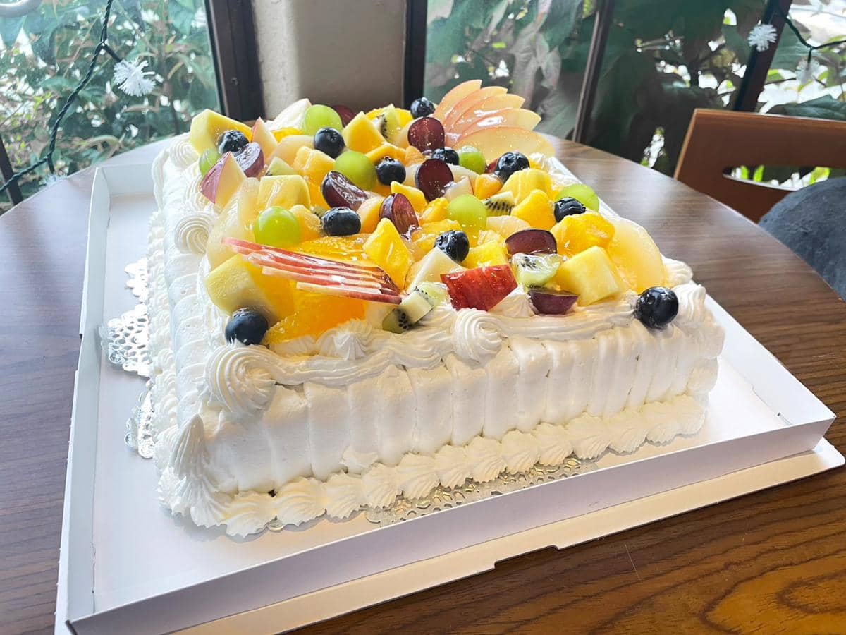 スクエア　生クリームデコレーション