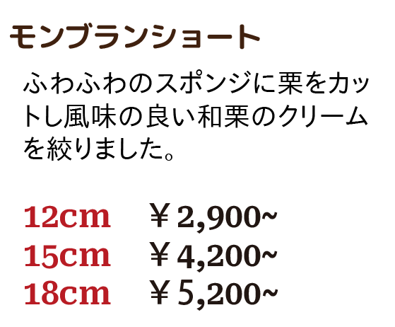 バースデーケーキ