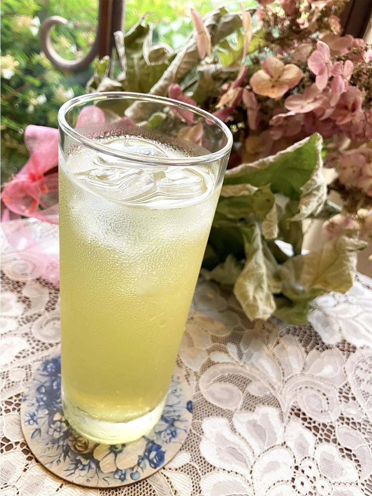 煎茶とレモングラスのアイスティー