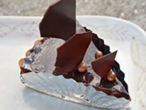 チョコレートのタルト