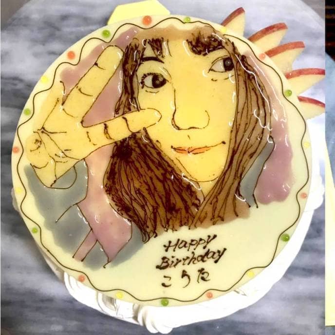 お菓子の森の誕生日ケーキ