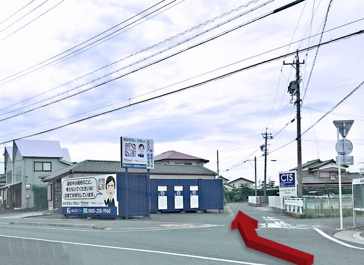 蔵のカフェ 天竜川方面から